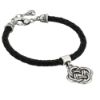 Picture of Brighton Interlok Medallion Leather Bracelet