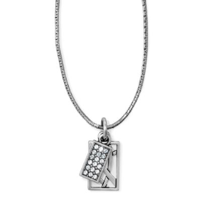 Picture of Brighton Meridian Zenith Charm Necklace - Silver