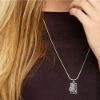 Picture of Brighton Meridian Zenith Charm Necklace - Silver