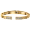 Picture of Brighton Meridian Zenith Hinged Bangle - Gold