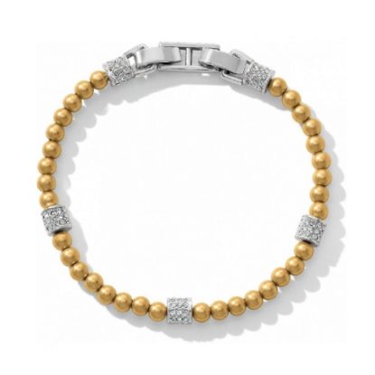 Picture of Brighton Meridian Petite Beaded Bracelet - Gold