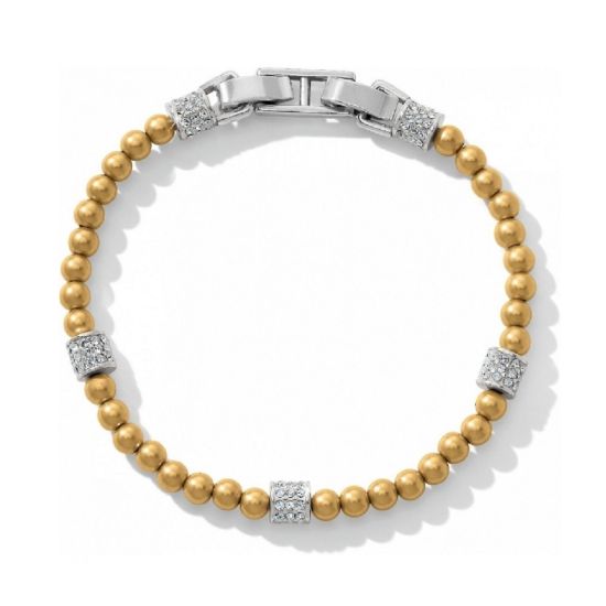 Picture of Brighton Meridian Petite Beaded Bracelet - Gold