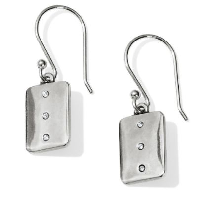 Picture of Brighton Contempo Ice Reversible Tile French Wire Earrings