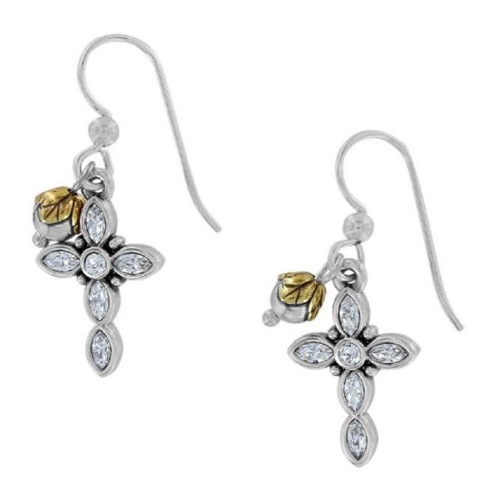 Picture of Brighton Sacramento Cross French Wire Earrings