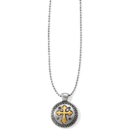 Picture of Brighton Cherished "Faith" Cross Petite Necklace