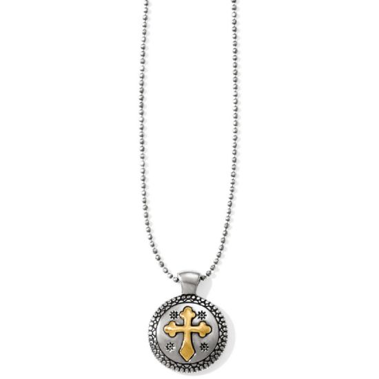 Picture of Brighton Cherished "Faith" Cross Petite Necklace