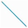 Picture of Brighton Color Clique Nylon Cord - Aqua & White