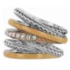 Picture of Brighton Neptune's Rings Wide Statement Ring - Two-tone