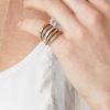 Picture of Brighton Neptune's Rings Wide Statement Ring - Two-tone