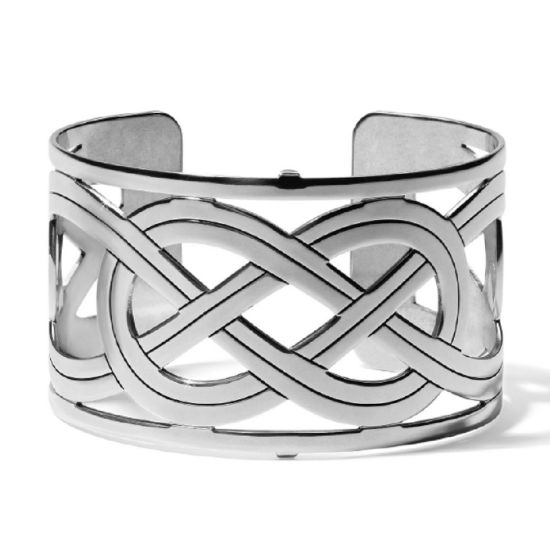 Picture of Brighton Christo Interlok Wide Cuff Bracelet