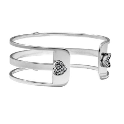 Picture of Brighton Christo Chara Heart Narrow Cuff Bracelet