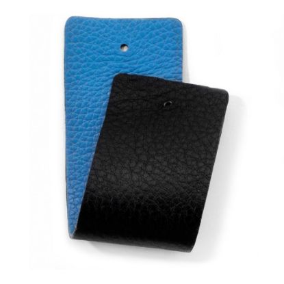 Picture of Brighton Christo Wide Leather Reversible Strap - Bali Blue/Black