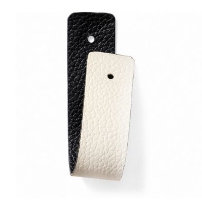 Picture of Brighton Christo Narrow Leather Reversible Strap - White/Black