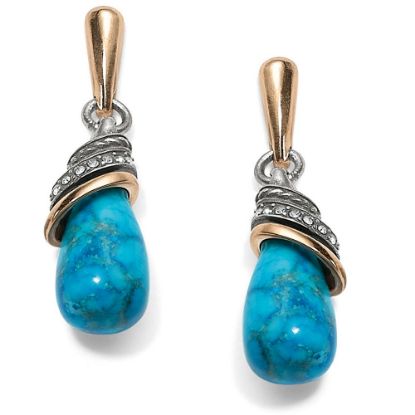 Picture of Brighton Neptune's Rings Turquoise Teardrop Earrings