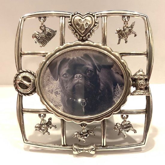 Golden Butterfly Gifts. Brighton "Pedigree Dog" Photo Frame