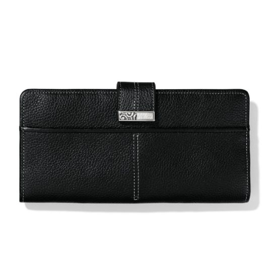 Picture of Brighton Barbados Large Pocket Wallet - Black