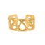 Picture of Brighton Christo Sydney Narrow Band Adjustable Ring - Gold