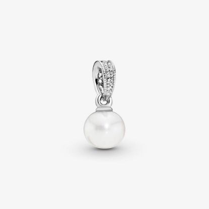 Picture of Pandora Elegant Beauty Freshwater Cultured Pearl Pendant Charm