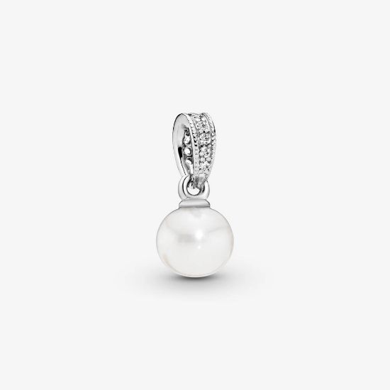 Picture of Pandora Elegant Beauty Freshwater Cultured Pearl Pendant Charm