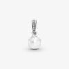 Picture of Pandora Elegant Beauty Freshwater Cultured Pearl Pendant Charm