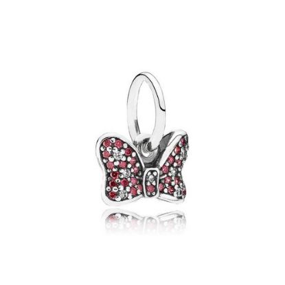 Picture of Pandora Disney Minnie's Sparkling Bow Pendant Charm