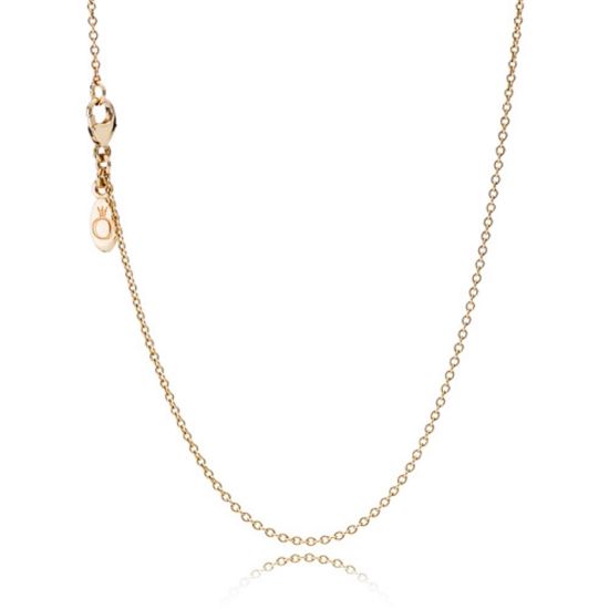 Picture of Pandora Classic Cable Necklace Chain - 14k Gold