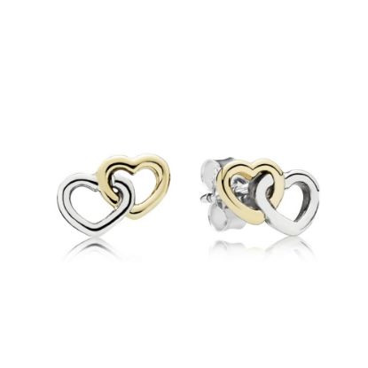 Picture of Pandora Heart to Heart Post Earrings