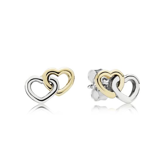 Picture of Pandora Heart to Heart Post Earrings