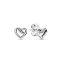 Picture of Pandora Ribbons of Love Heart Post Earrings