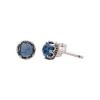 Picture of Pandora Blue Sparkling Crown Post Earrings