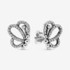 Picture of Pandora Sparkling Openwork Butterflies Post Earrings