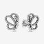 Picture of Pandora Sparkling Openwork Butterflies Post Earrings