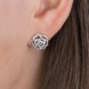 Picture of Pandora Shimmering Rose Post Earrings