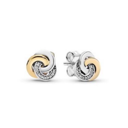 Picture of Pandora Interlinked Circles Post Earrings