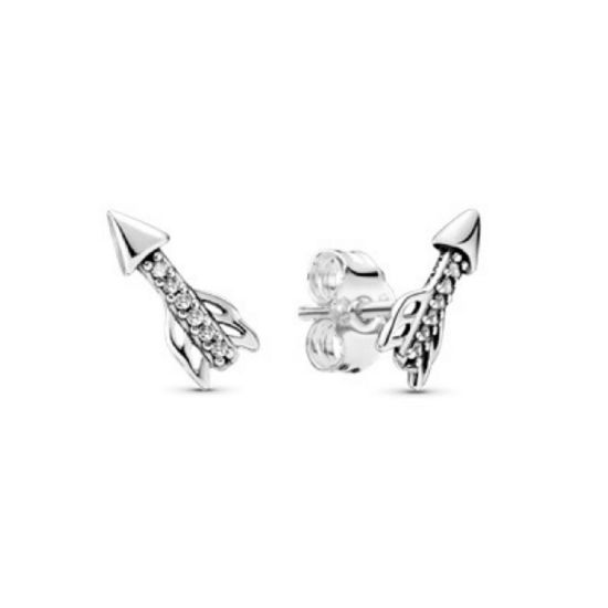 Picture of Pandora Sparkling Arrows Post Earrings