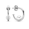 Picture of Pandora Contemporary Pearl 3/4 Hoop Post Earrings