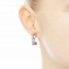 Picture of Pandora Rose Entwined Half Hoop Post Earrings