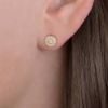 Picture of Pandora Radiant Elegance Post Earrings - 14k Gold