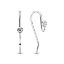 Picture of Pandora Sparkling Compose Post French Wire Earrings