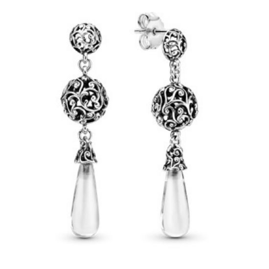 Picture of Pandora Regal Droplets Post Drop Earrings