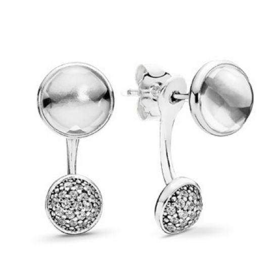 Picture of Pandora Dazzling Poetic Droplets Post Earrings