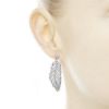 Picture of Pandora Light as a Feather Post Drop Earrings