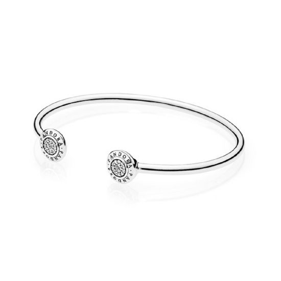 Picture of Pandora Signature Open Flex Bangle