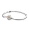 Picture of Pandora Signature Clasp Charm Bracelet - Sterling Silver with 14k Gold and CZ