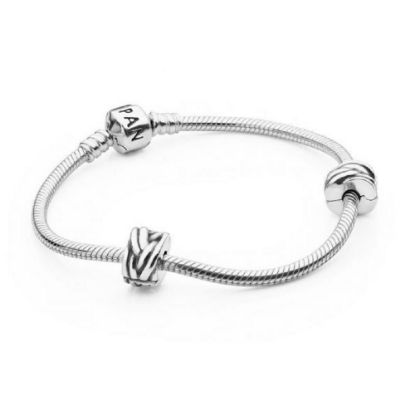 Picture of Pandora Iconic Barrel Clasp Bracelet Giftset - Sterling Silver