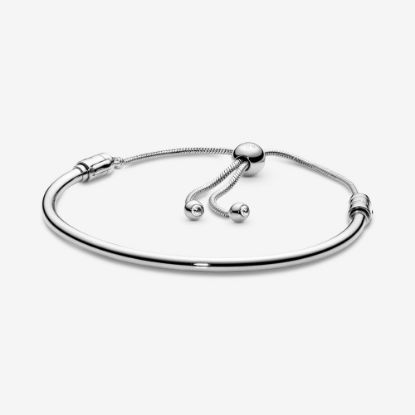 Picture of Pandora Sliding Bangle Charm Bracelet - Sterling Silver