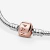 Picture of Pandora Rose Barrel Clasp Charm Bracelet - Sterling Silver & Pandora Rose