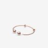 Picture of Pandora Rose Open Bangle Charm Bracelet - Pandora Rose