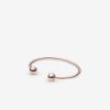 Picture of Pandora Rose Open Bangle Charm Bracelet - Pandora Rose