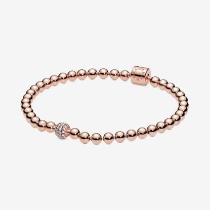 Picture of Pandora Rose Beads & Pavé Bracelet